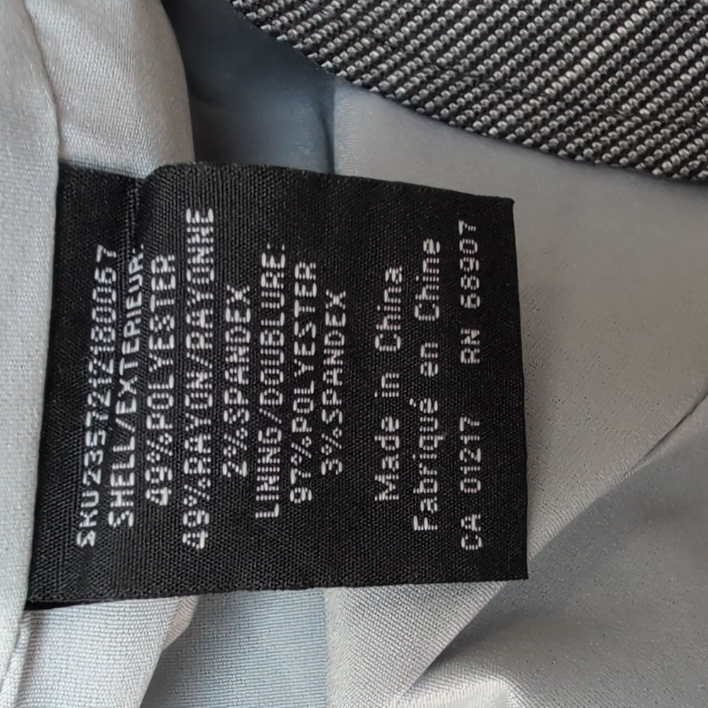 Vintage Y2K Le Chateau Charcoal Belted Midi Dress Size Small - Picture 9 of 9